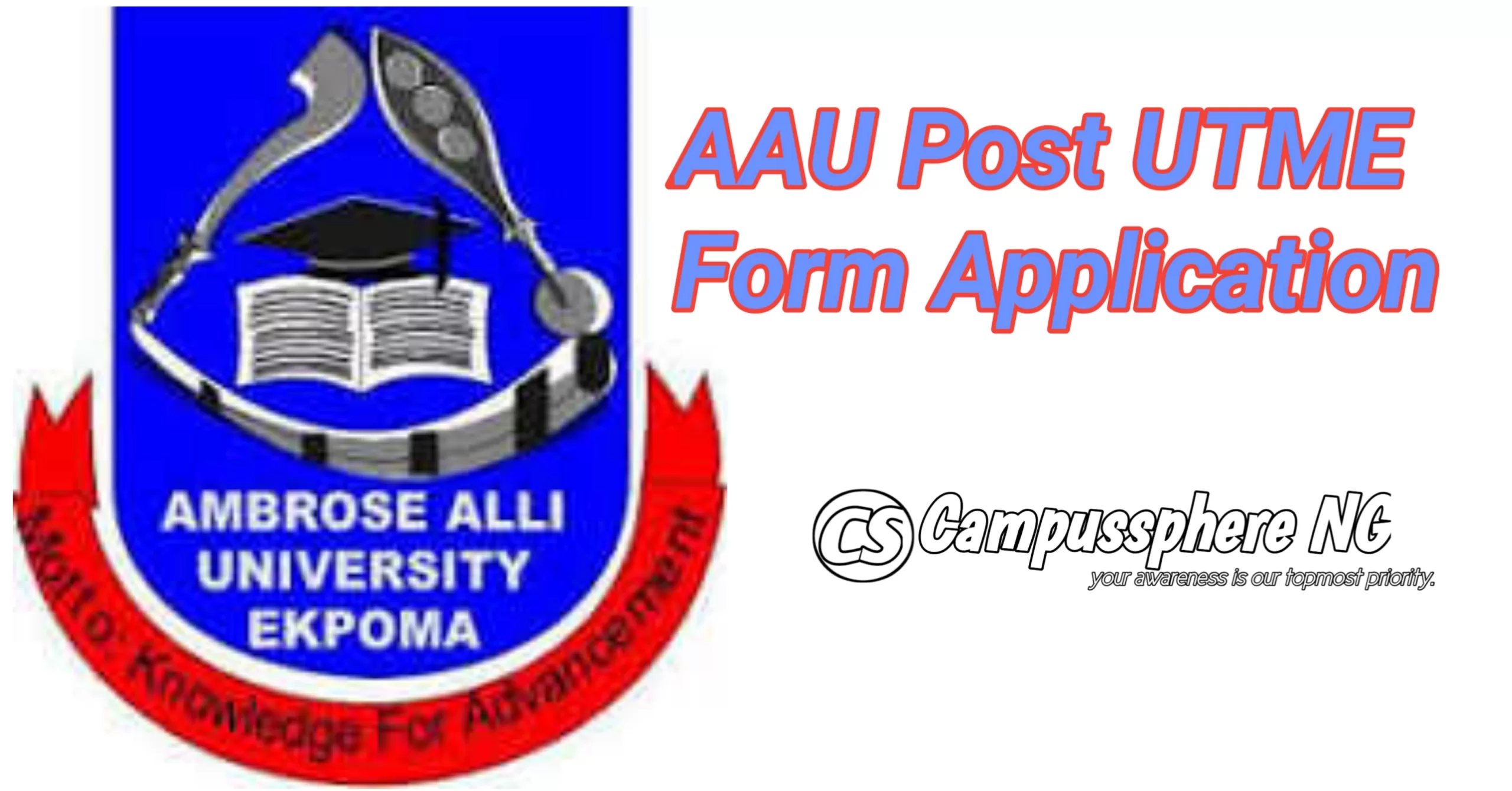 AAU Post UTME Form