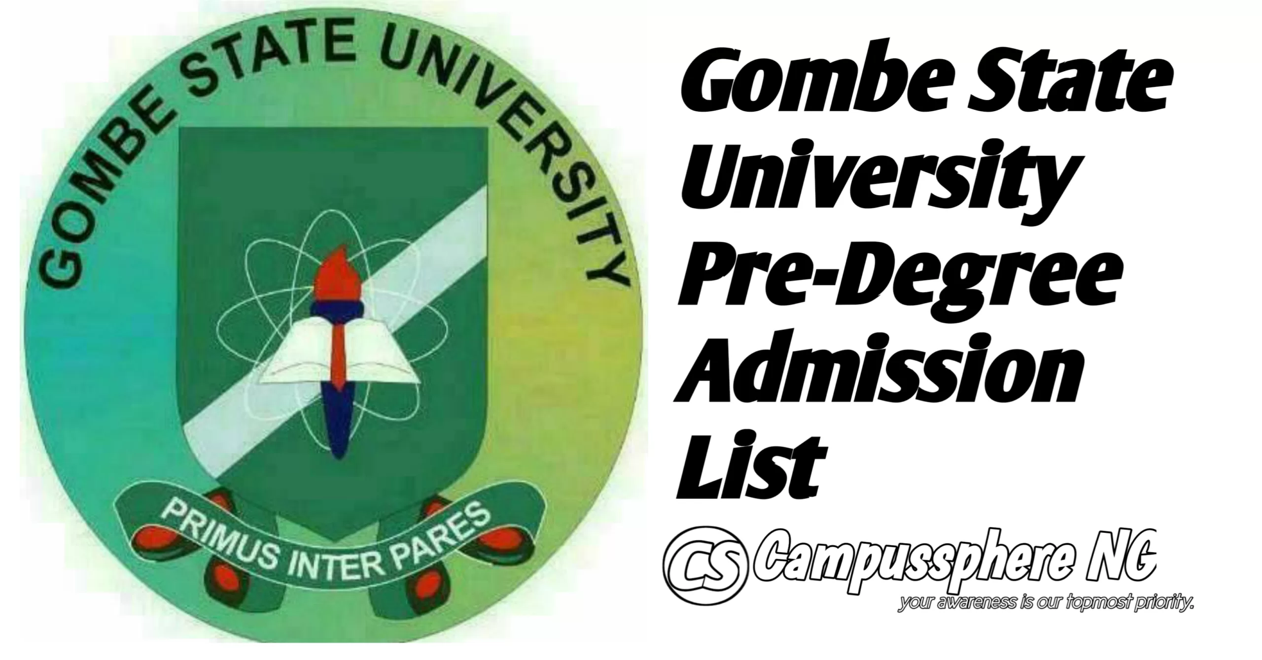 GSU Pre-degree Admission List