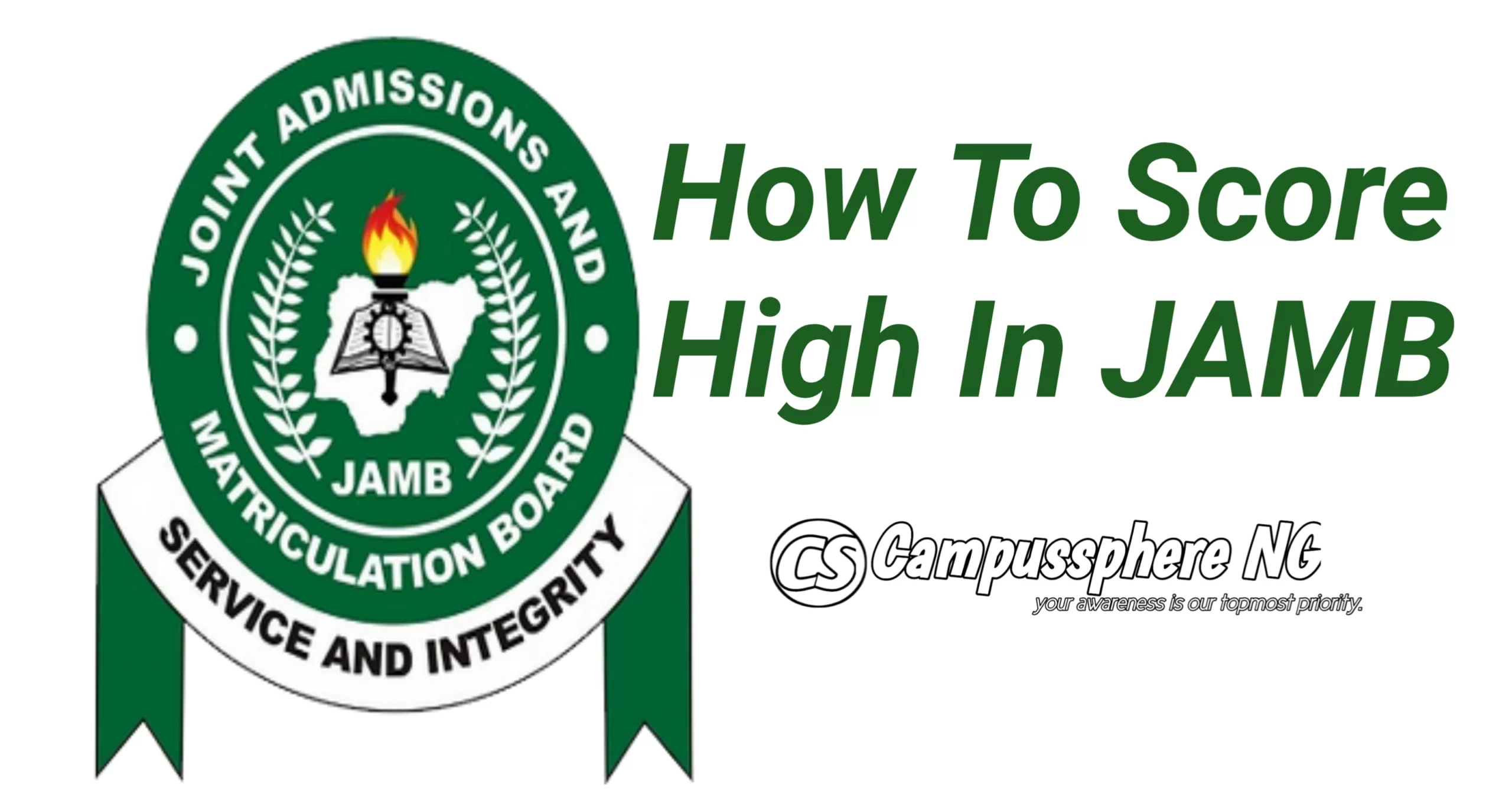 How To Score High In JAMB