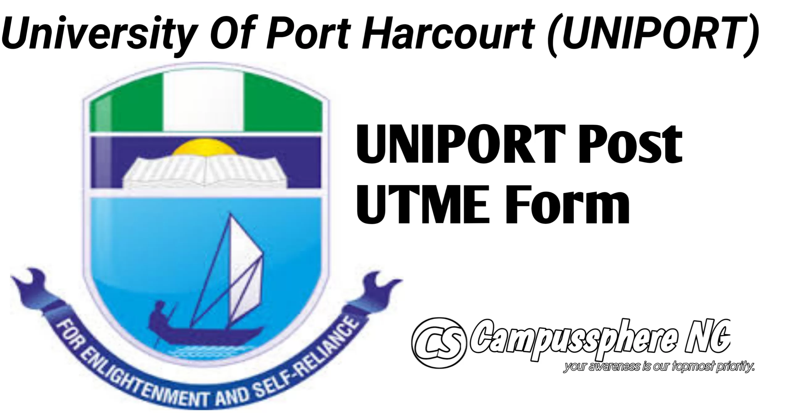 UNIPORT Post UTME Form