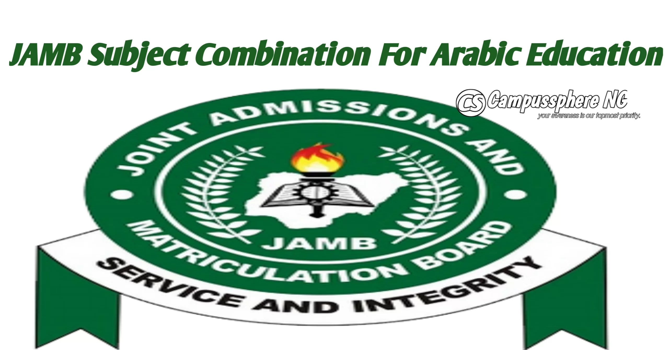 JAMB Subject Combination For Arabic Education