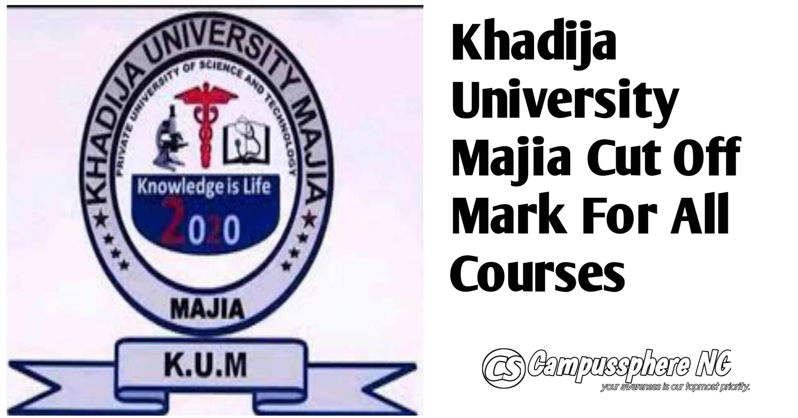 Khadija University Cut Off Mark