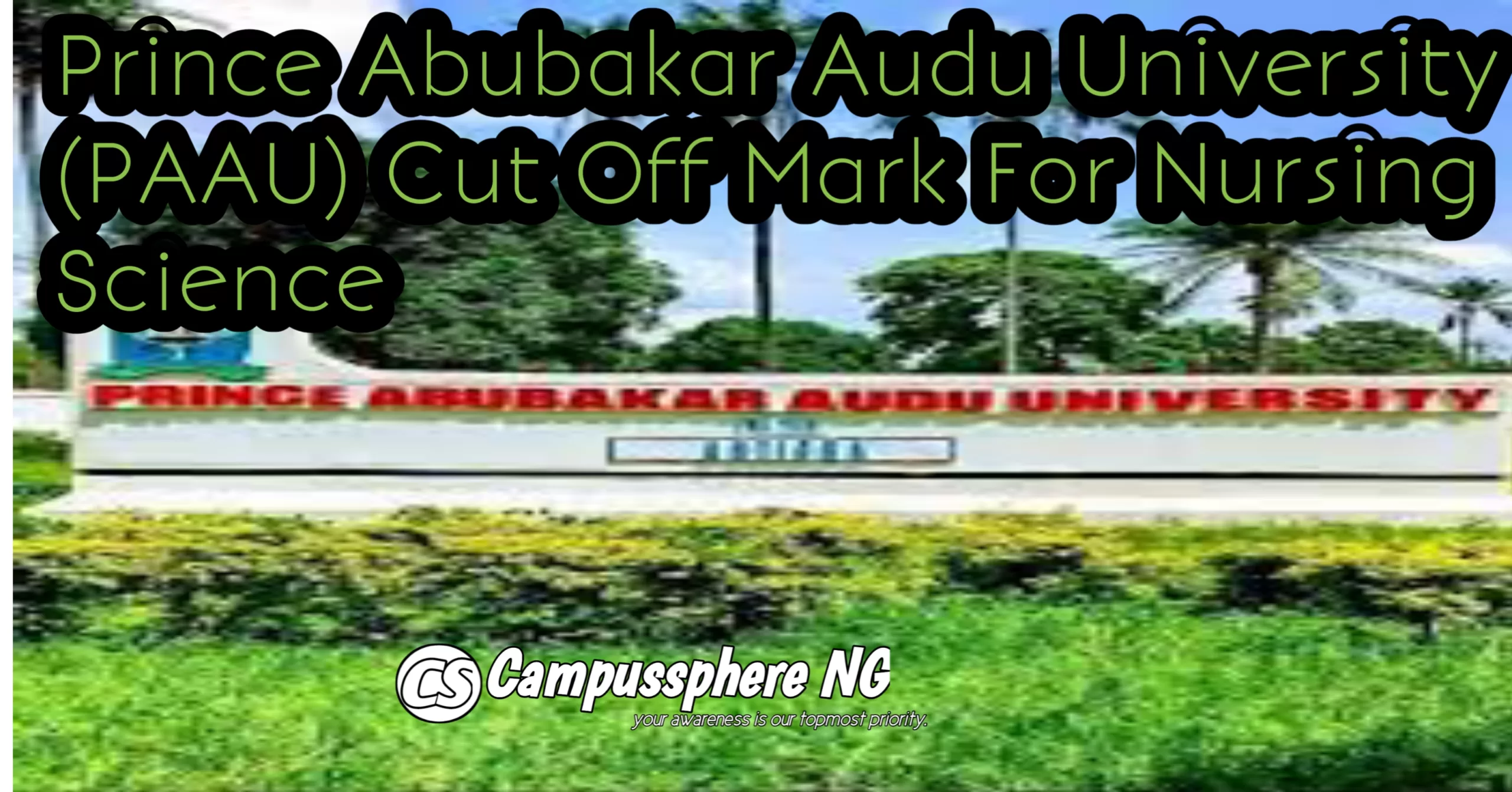 PAAU Cut Off Mark For Nursing