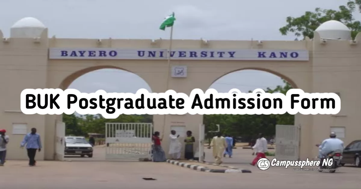 BUK Postgraduate Admission Form